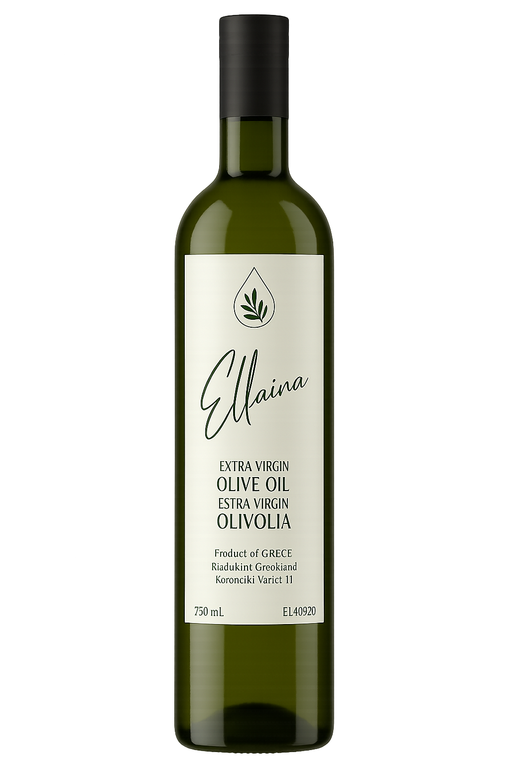 Ellaina Extra Virgin Olive Oil 750 ml